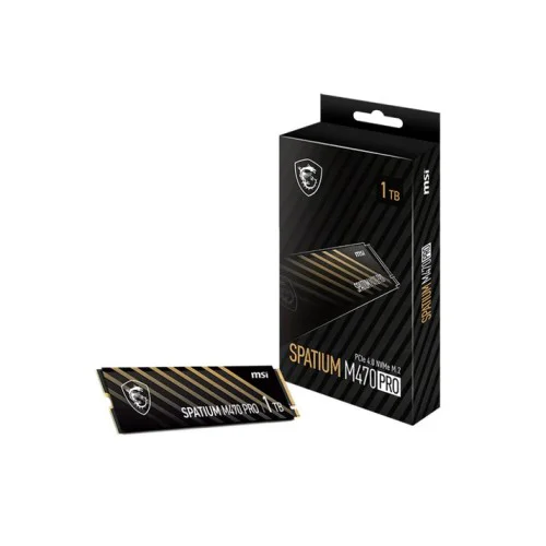 MSI SPATIUM M470 PRO 1TB M.2 NVMe GEN 4 SSD MSI SPATIUM M470 PRO 1TB M.2 NVMe GEN 4 SSD