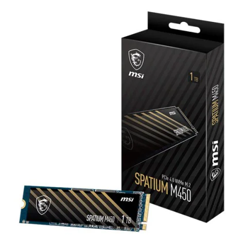 MSI SPATIUM M450 1TB M.2 NVMe GEN 4 SSD MSI SPATIUM M450 1TB M.2 NVMe GEN 4 SSD