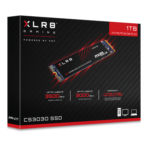 PNY XLR8 CS3030 1TB NVMe gen 3 PNY XLR8 CS3030 1TB NVMe gen 3