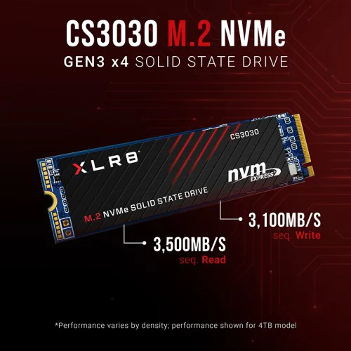 PNY XLR8 CS3030 1TB NVMe gen 3