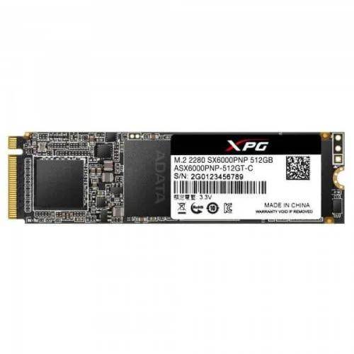 Adata XPG SX6000 Pro 512GB M.2 NVMe Adata XPG SX6000 Pro 512GB M.2 NVMe