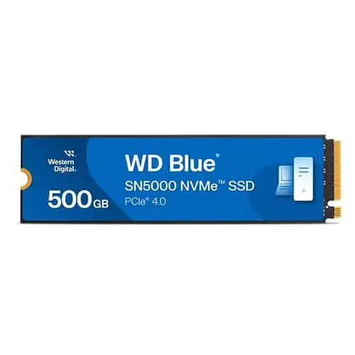 Western Digital Blue SN5000 500GB NVMe Gen 4 SSD Western Digital Blue SN5000 500GB NVMe Gen 4 SSD