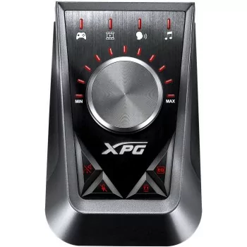 XPG EMIX H30 Wired Headset and SOLOX F30 Amplifier Gaming Audio Set Bundle