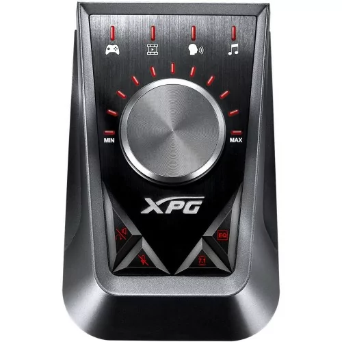 XPG EMIX H30 Wired Headset and SOLOX F30 Amplifier Gaming Audio Set Bundle