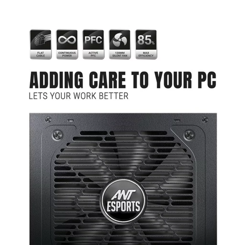 Ant Esports FP550B Force Bronze Gaming Power Supply Ant Esports FP550B Force Bronze Gaming Power Supply