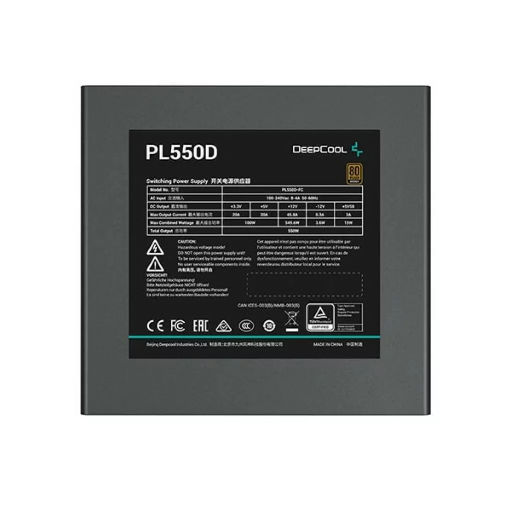 Deepcool PL550D ATX 3.0 Bronze Deepcool PL550D ATX 3.0 Bronze