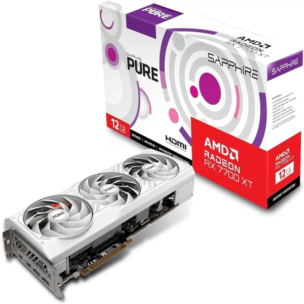 Sapphire Pure Radeon Rx 7700 XT 12GB Sapphire Pure Radeon Rx 7700 XT 12GB