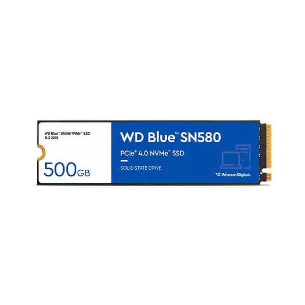 Western Digital Blue SN580 500gb M.2 NVMe Gen4 SSD Western Digital Blue SN580 500gb M.2 NVMe Gen4 SSD